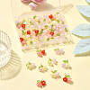 50Pcs Two Tone Acrylic Pendants FIND-SC0019-74-7