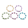 5Pcs 5 Colors Natural Dolomite & Glass Beads Stretch Bracelets for Men Women BJEW-JB12333-2