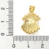 Rack Plating Brass Micro Pave Cubic Zirconia Pendants KK-Z063-02G-3