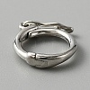 925 Sterling Silver Twister Clasps FIND-NB0007-46P-1