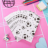 15Pcs Football Pattern Paper Bakery Bags ABAG-TA0002-32B-6