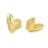 Rack Plating Brass Heart Stud Earrings EJEW-D073-08G-2