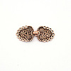 Eco-Friendly Zinc Alloy Hook Clasps PALLOY-WH0031-02R-1