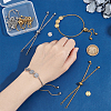 Unicraftale DIY Stamping Flat Round Slider Bracelet Making Kit DIY-UN0005-58-4