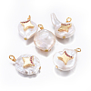 Natural Cultured Freshwater Pearl Pendants PEAR-E013-29A-2