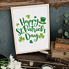 MAYJOYDIY US 1 Set Saint Patrick's Day PET Hollow Out Drawing Painting Stencils DIY-MA0002-94C-5