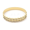 Ion Plating(IP) 304 Stainless Steel Bangles for Women BJEW-G693-05GP-2