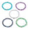 8mm Round Synthetic Moonstone Beaded Stretch Bracelets Making BJEW-JB11394-1