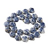 Natural Blue Spot Jasper Beads Strands G-H344-B02-01-3