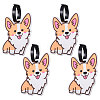 Dog PVC Luggage Tag AJEW-WH0528-14-1