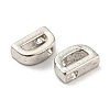 Platinum Plated Alloy Beads PALLOY-CJC0001-64P-D-2