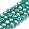 Electroplate Glass Beads Strands EGLA-A044-P4mm-A31-1