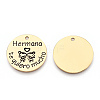 201 Stainless Steel Pendants STAS-T064-37G-9-1