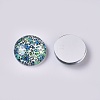 Glass Cabochons LS-GLAA-WH0015-09F-1