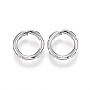 304 Stainless Steel Open Jump Rings X-STAS-E113-11P-1
