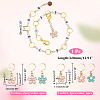 Knitting Row Counter Chains & Locking Stitch Markers Kits HJEW-AB00488-4