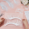 8 Pairs 2 Styles Eyelash Shape Waterproof PVC Picture Stickers DIY-HY0003-05B-3