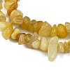 Natural Topaz Jade Chip Beads Strands G-M205-16A-3