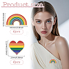 12Pcs 2 Styles Pride Month Enamel Pins JEWB-ME0001-32-2