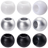300Pcs 3 Styles Acrylic European Beads DIY-SP0001-16-1