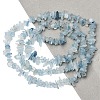 Natural Aquamarine Chips Beads Strands G-D0002-A02-7