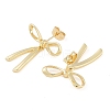 Brass Stud Earrings for Women EJEW-S225-12G-03-2