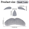 2 Bags Fibre Gnome Beard Costume Beard DIY-GF0011-80-2