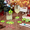 Paper Wine Glass Charms FIND-WH0436-28B-4
