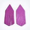 Eco-Friendly Sheepskin Leather Tassel Pendants FIND-S301-13A-06-2