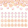 32Pcs 5 Styles Golden Plated Alloy Enamel Charms ENAM-TA0003-13A-2