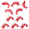 5Pcs Handmade Lampwork Pendants LAMP-TA0002-75A-1