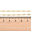 Brass Oval Link Chains Necklace for Women NJEW-P265-23G-3