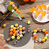 SUNNYCLUE 50Pcs 10 Style Thanksgiving Day Theme Acrylic Beads SACR-SC0001-21-4