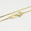 925 Sterling Silver Box Chain Necklaces STER-M086-03A-1