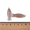 Natural Mixed Stone Carved Pendants G-G314-01G-4