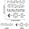 Stainless Steel Cutting Dies Stencils DIY-WH0279-117-2