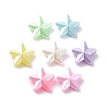 Opaque Acrylic Beads X-OACR-G014-13-1