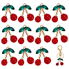 12Pcs Alloy & Rhinestone & Plastic Pendants FIND-FG0004-29-1