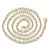 Brass Cable Chains Necklace Making MAK-N034-004A-KC-2