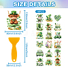 18Pcs Plastic Silhouette Paper DIY-WH0610-019-2