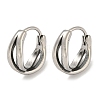 316 Surgical Stainless Steel Hoop Earrings EJEW-D096-18I-AS-1