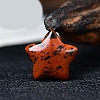 Natural  Red Obsidian Star Display Decorations PW-WG23045-13-1