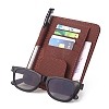 PU Imitation Leather Car Auto Sun Visor Glasses Sunglasses Card Ticket Holder Clip Universal AUTO-PW0001-72A-1