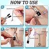 2Pcs Iron and PVC and Acrylic Alligator Memo Clips FIND-SC0011-26B-3