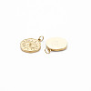 Ion Plating(IP) 304 Stainless Steel Pendant Rhinestone Settings STAS-N097-123LG-2