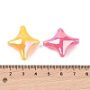 UV Plating Acrylic Beads X-OACR-M013-04-3