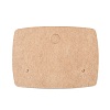 Blank Kraft Paper Earring Display Cards X1-CDIS-G005-09-2