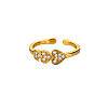 Retro Royal Style 304 Stainless Steel Cuff Rings FS-WG343E9-08-4