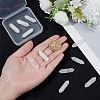 12Pcs Faceted  Natural Quartz Crystal Double Terminated Points G-OC0002-58-3
