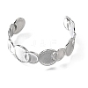 304 Stainless Steel Cuff Bangles for Women BJEW-T030-01P-4